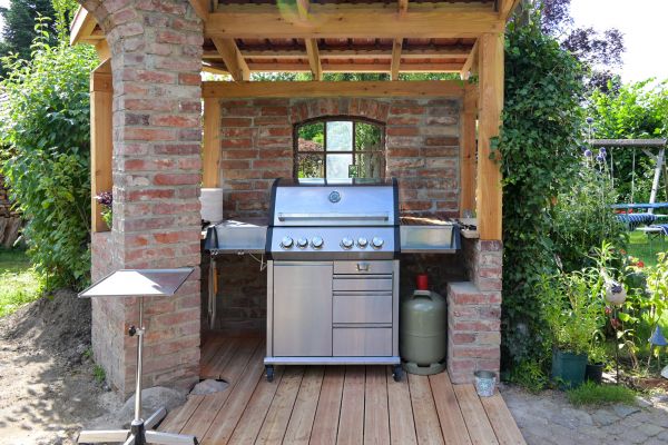 Propane Grill Assembly in Lawton
