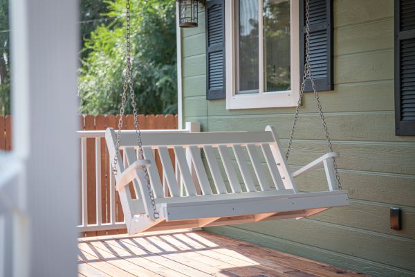 Porch Swing Installation in Lawton